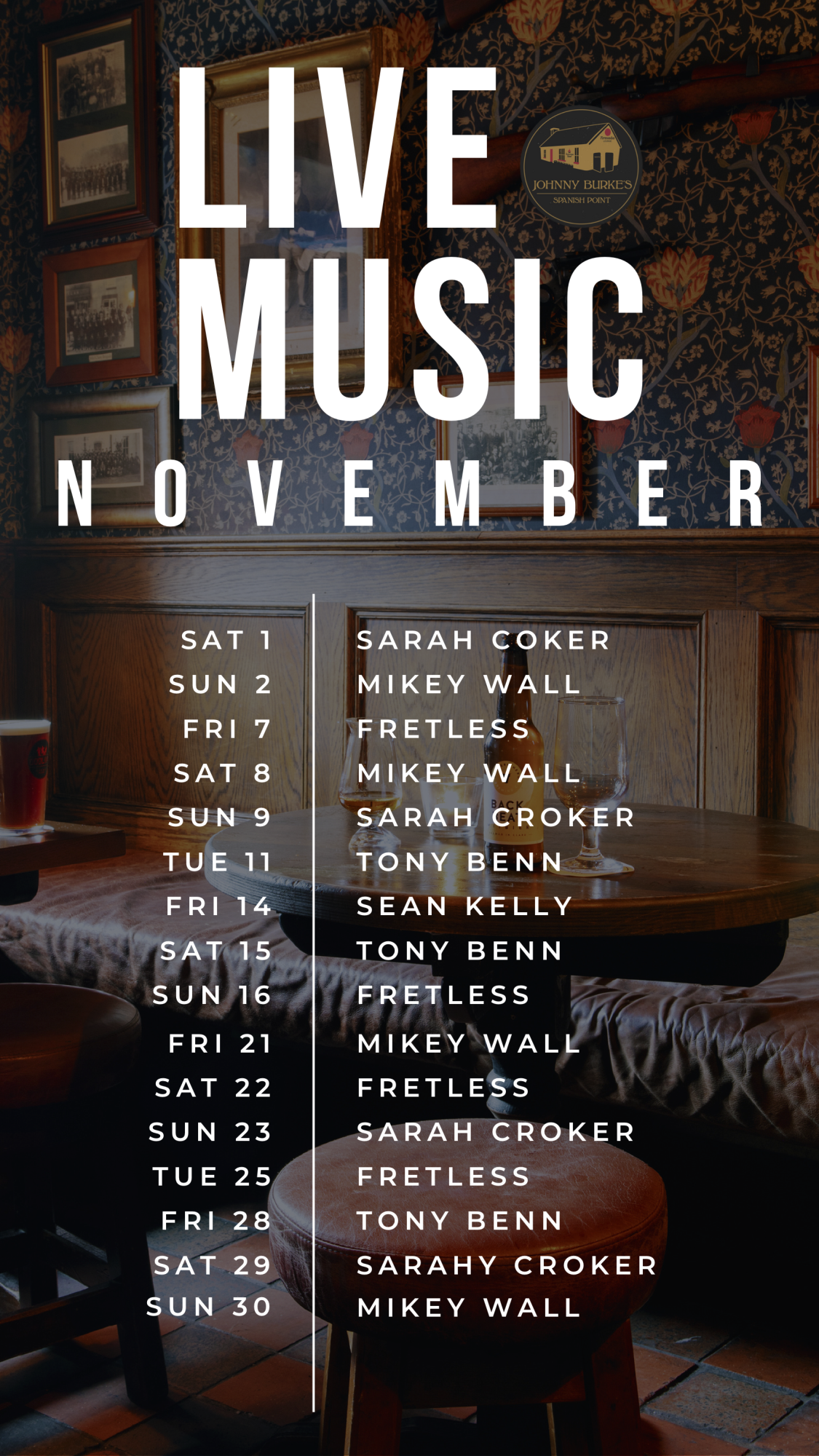 november music entertainment 2025
